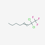 Structure of 2,2-Dichloro-1,1,1-trifluorooct-3-ene