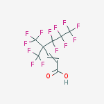 Structure of 5,5,6,6,7,7,7-Heptafluoro-4,4-bis(trifluoromethyl)-2-heptenoic acid