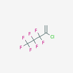 Structure of 2-chloro-3,3,4,4,5,5,5-heptafluoropent-1-ene