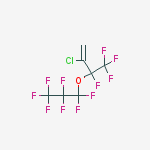 2-chloro-3,4,4,4-tetrafluoro-3-(1,1,2,2,3,3,3-heptafluoropropoxy)but-1-ene结构式