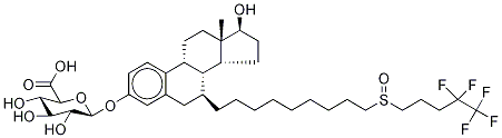 Structure of Fulvestrant 3-β-D-Glucuronide