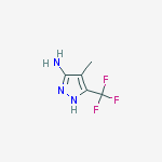 4-methyl-5-(trifluoromethyl)-1h-pyrazol-3-amine结构式