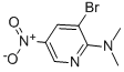 Structure of 3-BROMO-2-(N,N-DIMETHYL)AMINO-5-NITROPYRIDINE