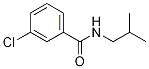 3-氯-N-异丁基苯甲酰胺结构式