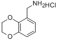 2,3-二羟基-1,4-苯并二氧杂苯-5-甲胺盐酸盐结构式