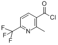 Structure of 2-METHYL-6-(TRIFLUOROMETHYL)PYRIDINE-3-CARBONYL CHLORIDE
