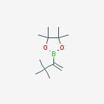 Structure of 2-(3,3-dimethylbut-1-en-2-yl)-4,4,5,5-tetramethyl-1,3,2-dioxaborolane