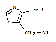 Structure of 5-Thiazolemethanol,4-(1-methylethyl)-