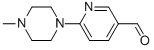 Structure of 6-(4-Methyl-1-piperazinyl)-3-pyridinecarboxaldehyde