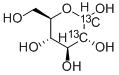 Structure of D-[1,2-13C2]GLUCOSE