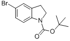 N-BOC-5-溴吲哚啉结构式