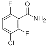 3-氯-2,6-二氟苯甲酰胺, 97+%结构式