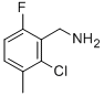Structure of (2-Chloro-6-fluoro-3-methylphenyl)methylamine, 3-(Aminomethyl)-2-chloro-4-fluorotoluene