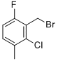 Structure of 2-CHLORO-6-FLUORO-3-METHYLBENZYL BROMIDE