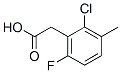 Structure of 2-CHLORO-6-FLUORO-3-METHYLPHENYLACETIC ACID
