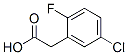 Structure of 2-(5-Chloro-2-fluorophenyl)acetic acid