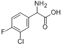 Structure of 3-CHLORO-4-FLUORO-DL-PHENYLGLYCINE