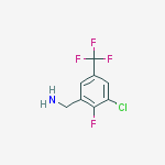 Structure of 1-[3-Chloro-2-fluoro-5-(trifluoromethyl)phenyl]methanamine