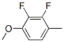 Chemical structure of Benzene,2,3-difluoro-1-methoxy-4-methyl-
