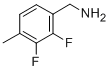 Structure of Benzenemethanamine,2,3-difluoro-4-methyl-