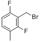 Structure of 2,6-DIFLUORO-3-METHYLBENZYL BROMIDE