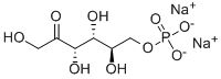 Structure of D-FRUCTOSE 6-PHOSPHATE DISODIUM SALT