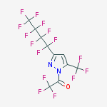 Structure of 1-Trifluoroacetyl-3(5)-(nonafluoro-1-butyl)-5(3)-(trifluoromethyl)pyrazole