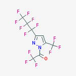 Structure of 1-Trifluoroacetyl-3(5)-trifluoromethyl-5(3)-(heptafluoro-1-propyl)pyrazole