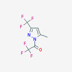 Structure of 1-Trifluoroacetyl-3(5)-trifluoromethyl-5(3)-(methyl)pyrazole