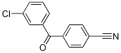 Structure of 4-[(3-Chlorophenyl)carbonyl]benzonitrile