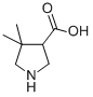 Structure of 4,4-DIMETHYL-PYRROLIDINE-3-CARBOXYLIC ACID