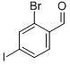 Structure of 2-BROMO-4-IODOBENZALDEHYDE