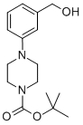 Structure of tert-butyl 4-[3-(hydroxymethyl)phenyl]piperazine-1-carboxylate