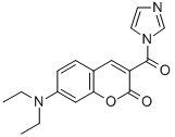Structure of 7-(DIETHYLAMINO)COUMARIN-3-CARBOXYLIC