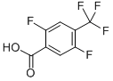 Structure of 2,5-DIFLUORO-4-(TRIFLUOROMETHYL)BENZOIC ACID