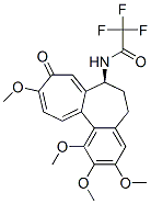N-[(S)-5,6,7,9-Tetrahydro-1,2,3,10-tetramethoxy-9-oxobenzo[a]heptalen-7-yl]-2,2,2-trifluoroacetamide结构式