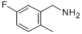 Structure of 5-FLUORO-2-METHYLBENZYLAMINE