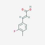 Structure of (e)-3-(3-fluoro-4-methylphenyl)prop-2-enoic Acid