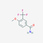 4-Methoxy-3-(trifluoromethyl)benzamide结构式