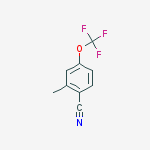 Structure of 2-Methyl-4-(trifluoromethoxy)benzonitrile