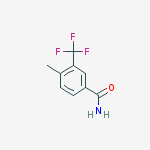 Benzamide, 4-methyl-3-(trifluoromethyl)-结构式