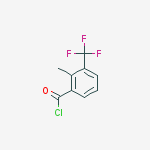 Structure of 2-Methyl-3-(trifluoromethyl)benzoyl chloride