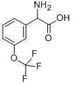 Structure of AMINO-(3-TRIFLUOROMETHOXY-PHENYL)-ACETIC ACID