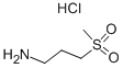 Structure of 3-(METHYLSULFONYL)PROPAN-1-AMINE HYDROCHLORIDE