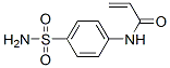 Structure of N-[4-(aminosulphonyl)phenyl]acrylamide