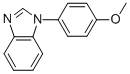 Structure of 1-(4-METHOXYPHENYL)-1H-BENZOIMIDAZOLE
