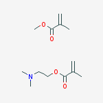 Structure of 2-Propenoic acid, 2-methyl-, 2-(dimethylamino)ethyl ester, polymer with methyl 2-methyl-2-propenoate