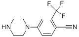 Structure of 2-(TRIFLUOROMETHYL)-4-(PIPERAZIN-1-YL)BENZONITRILE