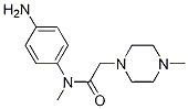 Structure of N-(4-aminophenyl)-N-methyl-2-(4-methylpiperazin-1-yl)acetamide