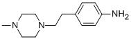 Structure of 4-[2-(4-Methylpiperazin-1-yl)ethyl]aniline